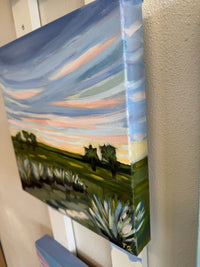 MELON SKY - 12 x 12"