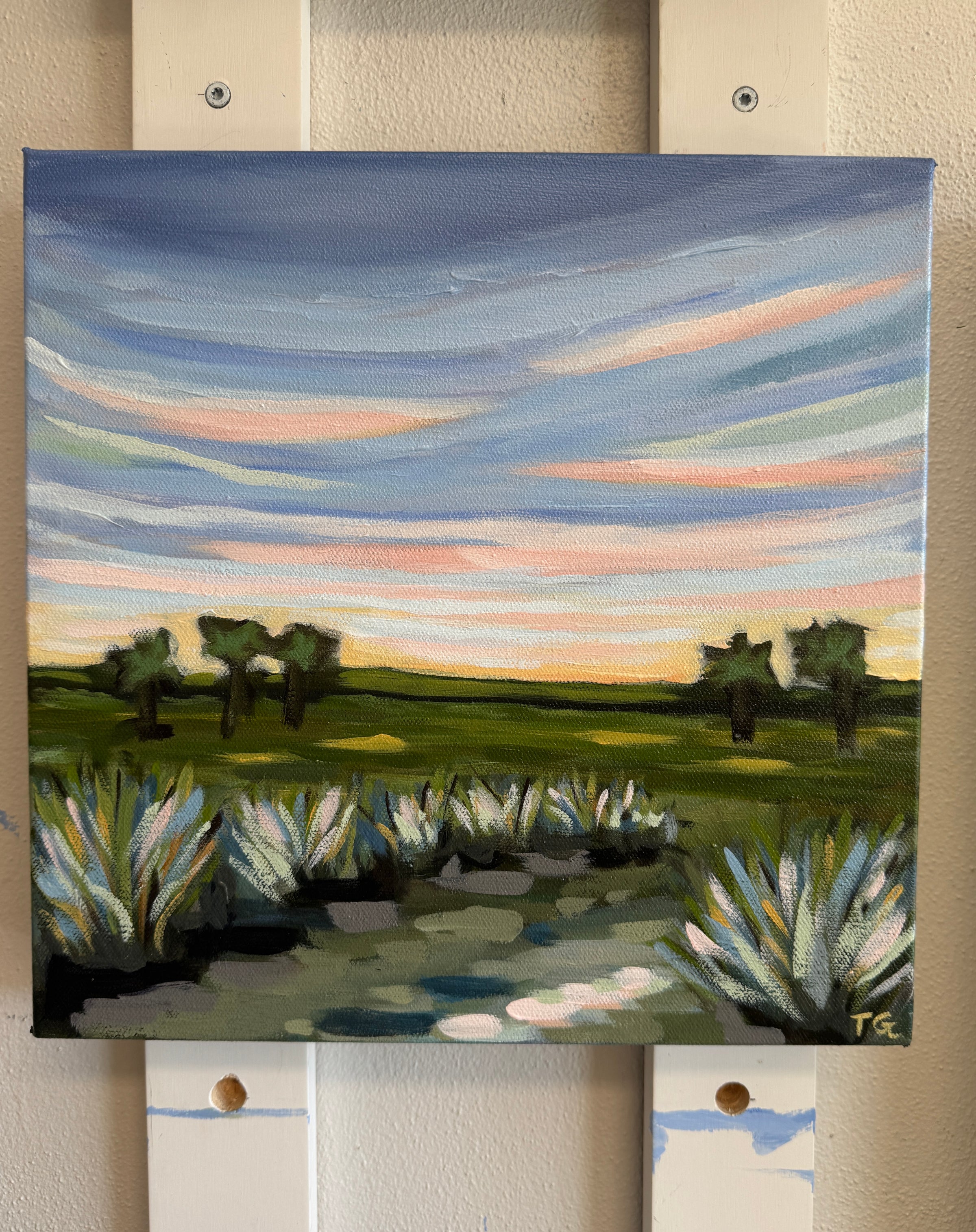 MELON SKY - 12 x 12"