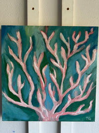 CORAL BLOOM - 20 X 20