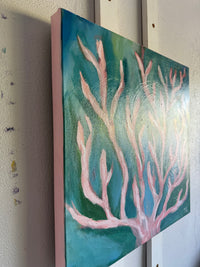 CORAL BLOOM - 20 X 20